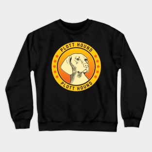 Plott Hound Dog Portrait Crewneck Sweatshirt